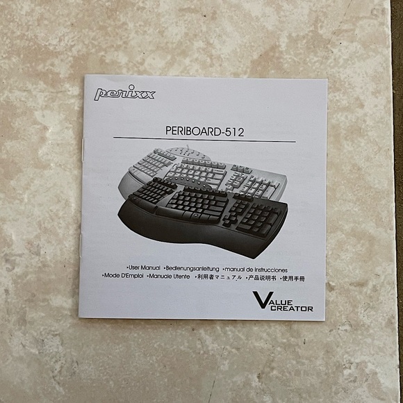 Perixx Periboard-512 Black Ergonomic Keyboard - Picture 6 of 6